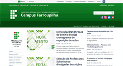 Desktop Screenshot of farroupilha.ifrs.edu.br