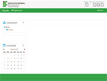 Tablet Screenshot of moodle.restinga.ifrs.edu.br