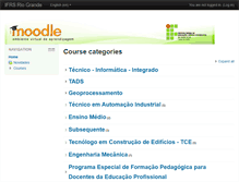 Tablet Screenshot of moodle.riogrande.ifrs.edu.br
