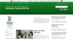 Desktop Screenshot of caxias.ifrs.edu.br
