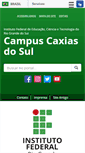 Mobile Screenshot of caxias.ifrs.edu.br