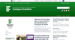Desktop Screenshot of erechim.ifrs.edu.br
